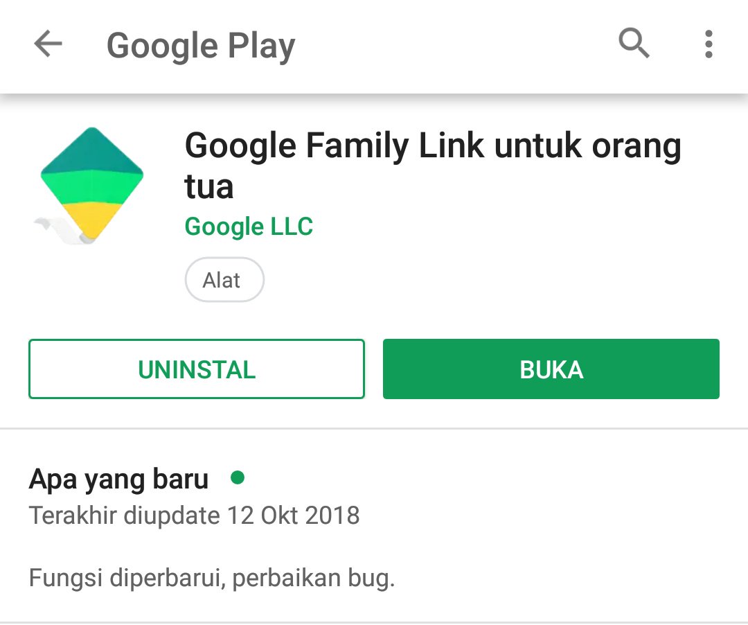 Mengaktifkan family link